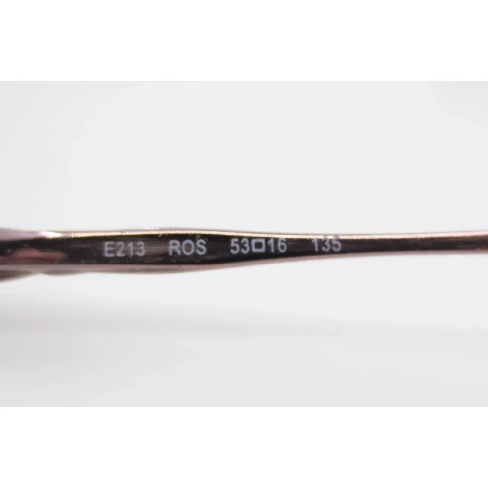 Visage E213 ROS Oval Eyeglasses Rose Pink Metal Frames 53-16-135 Crystal Detail